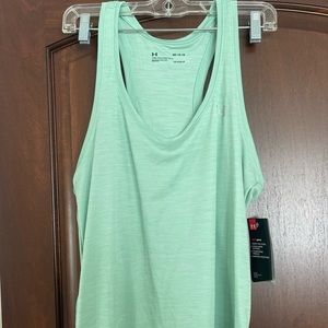 Mint Green Under Armour Workout Tank Top - NEW WITH TAGS